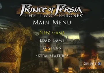 Prince of Persia - The Two Thrones screen shot title